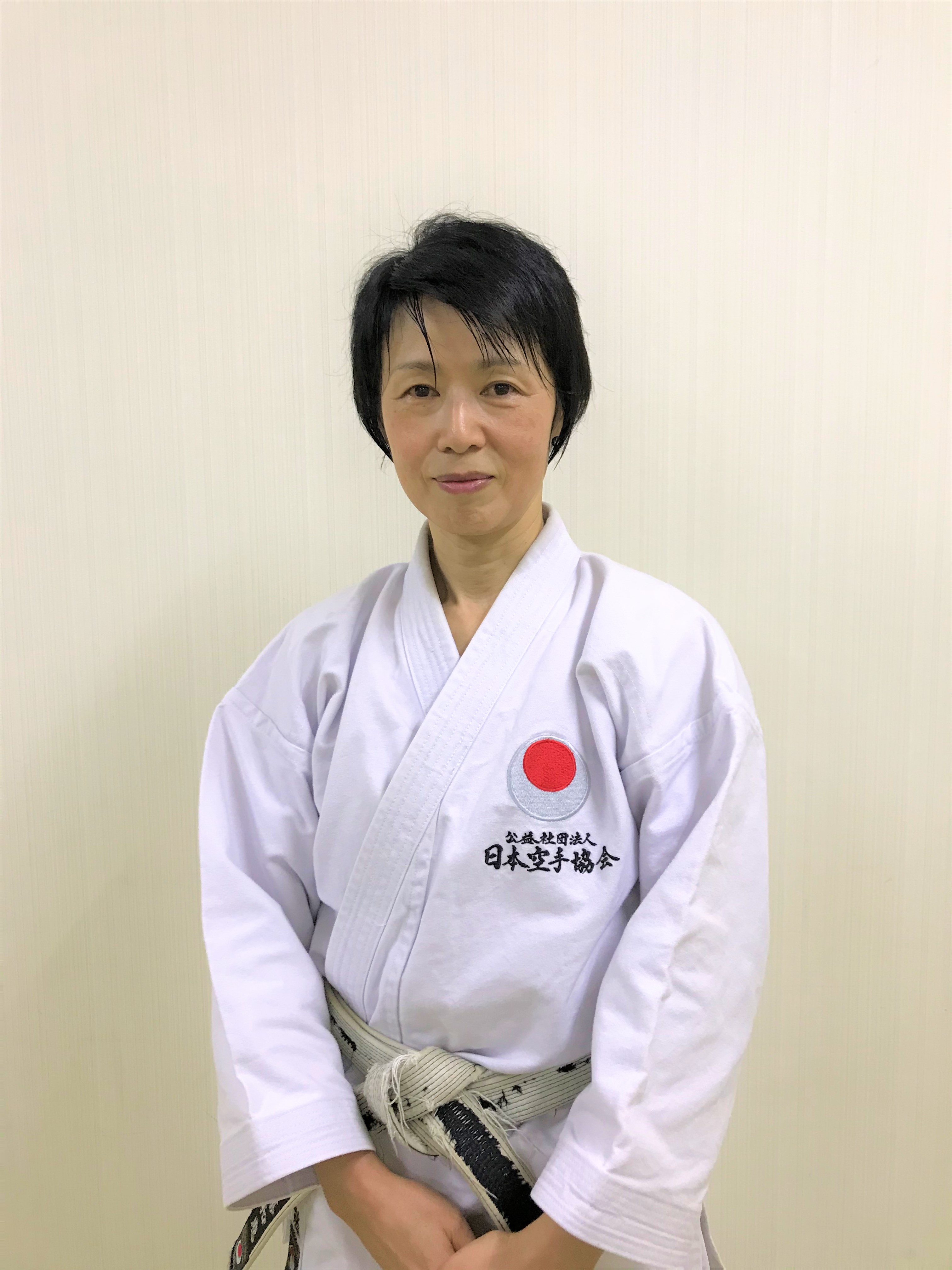 (公社)日本空手協会 小金井支部 支部長 安藤 和恵